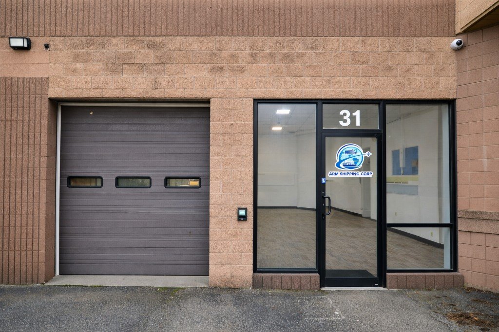 Arm Shipping Corp facility entrance and loading area in Claymont, Delaware